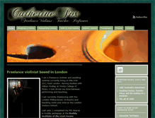 Tablet Screenshot of londonviolinist.co.uk